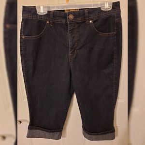 Hannah denim skimmers capris